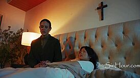 Lulu Chu's demonic pussy mutation shocks Penny Barber Sophia Locke