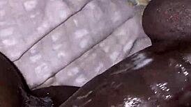 discover the creamy secrets of this ebony milf's hidden desires