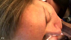 married slut bride on her knees slurping my throbbing dick hungrily