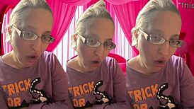 ASMR Girl Bursts Bubblegum Bubbles in Headphones