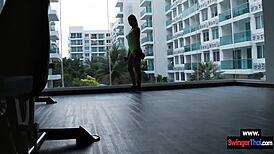 Thai Amateur Big Ass Workout Gym Session Leads to Hotel Room Hard Fuck