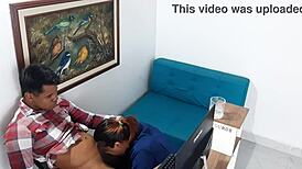 my stepsister wraps her soft feet around my throbbing cock for a steamy footjob session
