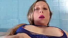 Milf's Huge Clit Drives Her Wild in Intense Masturbation Session
