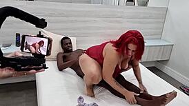 bastidores suzan bbw gemendo alto no anal duplo com bbc engolindo leite todo 😩💦