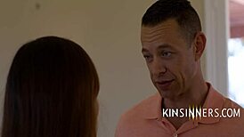 stepdaddy's cock hits deep in my stomach riding cowgirl