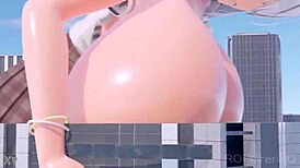 Giantess With Huge Tits And Big Ass Humps Massive Building