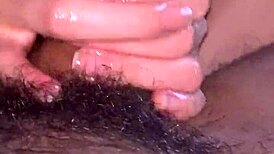 amateur babe rides dildo deep, squirts orgasm while sucking huge cock homemade