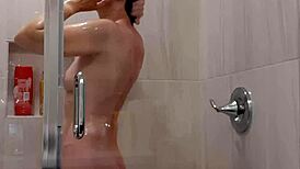 Big booty milf, how do you keep that mature ass so wet in the shower?