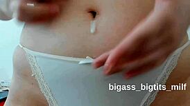 craving that belly button tease with spit and fingering fetish play
