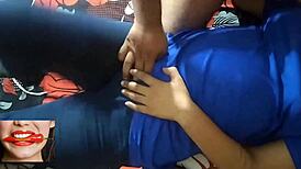 hey when i fuck my stepdaughter her cute desi pussy looks so damn good