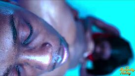petite beauty deepthroats muscular black cock kissing her dripping tight pussy lips
