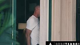 hey lulu chu, caught you masturbating peeking at your dilf neighbor's cock?