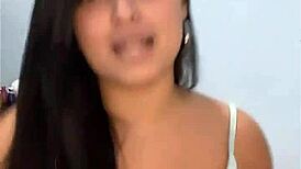 hot indian girl squirts hard in live masturbation cumshot