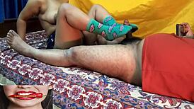DESI BHABHI TIGHT PUSSY CHEATS WITH SON'S FRIEND DEEPTHROAT FACIAL ANAL