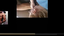 masterbating to old interracial videos of strwbrry and me monster cock face fucking submissive blonde redhead in leggings glasses bedroom 🔥🍆💦