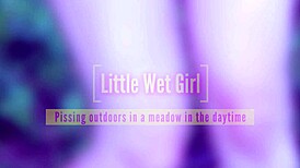who rips clothes and pisses wet in public meadow full daytime squirt?!