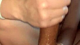 amateur babe rides dildo deep, squirts orgasm while sucking huge cock homemade