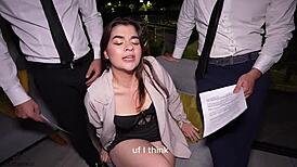 curvy colombian alexa interviews for le iane with rough dvp gaping wet pussy
