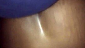 Ebony girl bends over in doggystyle with bubble ass and big black cock condom