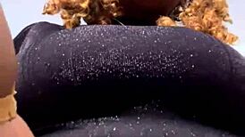 gaia smothers your face with her hairy pussy