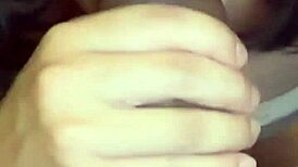 Watch this hot brunette suck and stroke my throbbing cock so damn hard?