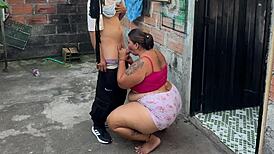 fat big ass chick rides monster cock missionary gaping wet pussy cum mouth