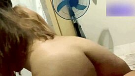 Indonesian Housewife In Kitchen Gets Creampied By Friend During Interview