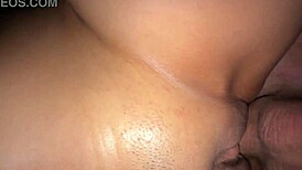 Huge Cock Rips Open My Latina Pussy With Cum!