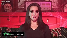 Whitney wright rides hard in horny costume orgasm scene