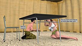 giantess growth sex shrinks man in part two