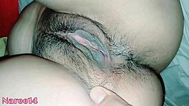 latina gets fucked hard and creampied