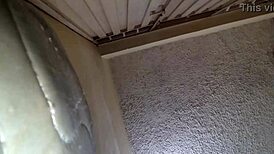 Cheating Wife Lets Boy Lick Pussy Then Creampie
