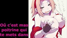 Question sakura plays an anal game in hentai style