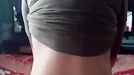 Real amateur latina couple has sex at home