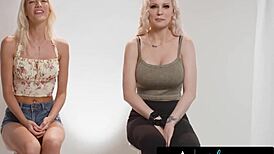 Busty Milf Kenzie Taylor Craves Pretty Blonde Kenna James' Passionate Lesbian Licks and Sucks