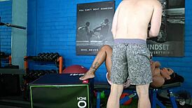 Huge Ass Latina Fucking Big Cock Dude At Gym