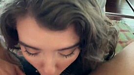 Canadian blonde eden ivy mouth fuck and sloppy deepthroat pov cum shot