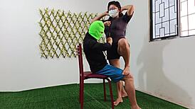 Teaching my stepson how to fuck. with his stepmother