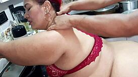 neighbor flaunts her big butt next door