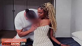 I made busty ebony teen forget her boyfriend