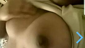 Sexy girl masturbates on webcam during live chat