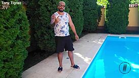 Juju Meirelles debuts riding huge cock doggystyle bent over