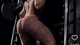 check this sexy gym ass out now