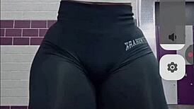 check this sexy gym ass out now