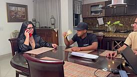 latina tetona rides huge bbc from stepson friend