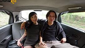 I did first porn and police almost catched us in car