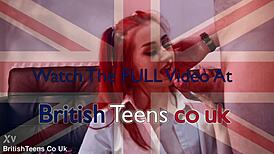 Skinny redhead swallows every drop in uniform