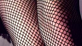 do you like my fishnet pussy masturbation closeup