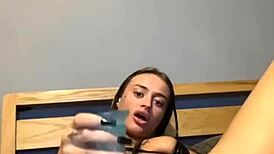 slutty goth teen fucks her tight ass until she cums