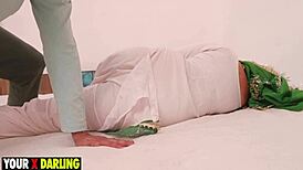 Stepson Fucks Stepmom In White Suit When Alone